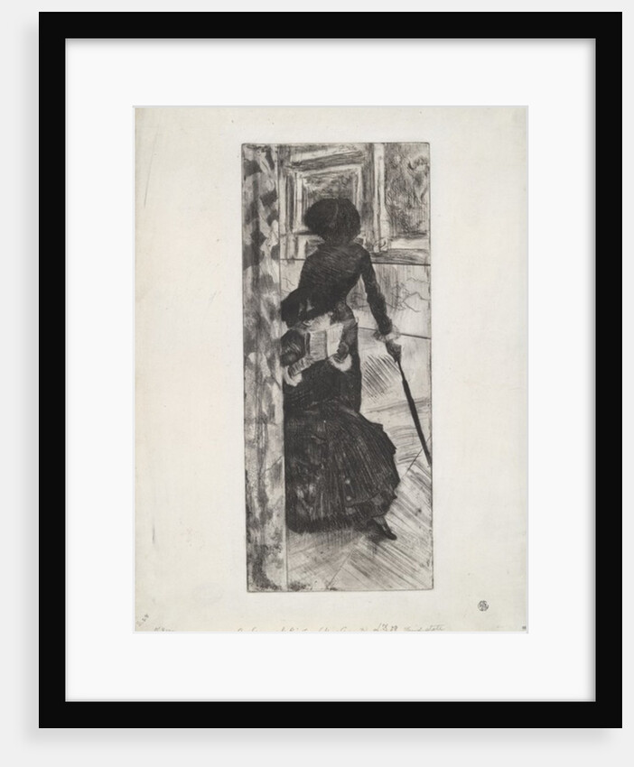 Au Louvre: La Peinture, c.1879-80 by Edgar Degas