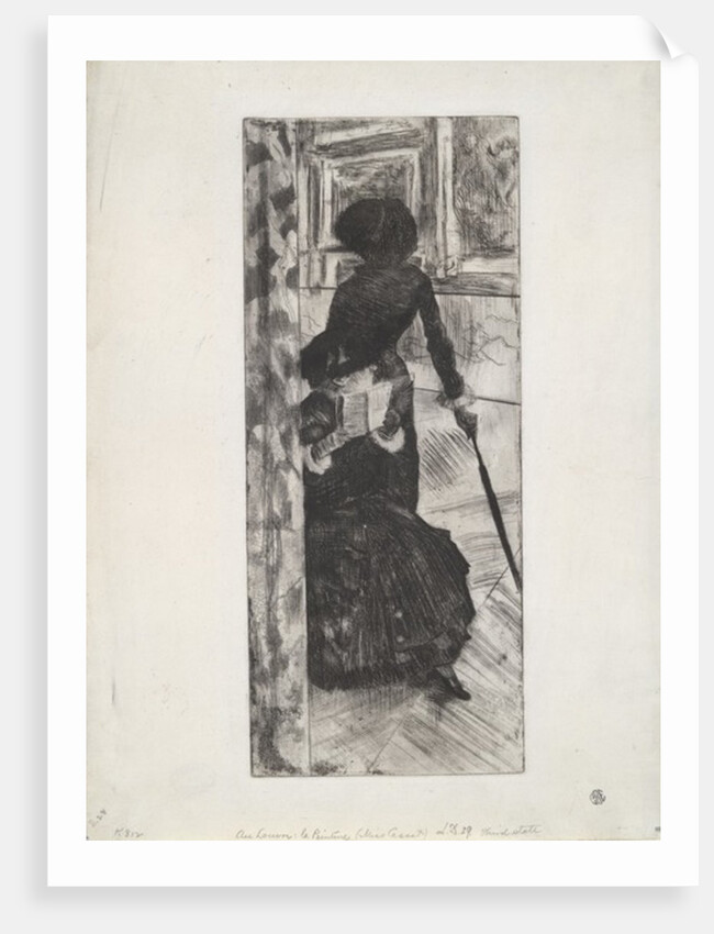 Au Louvre: La Peinture, c.1879-80 by Edgar Degas