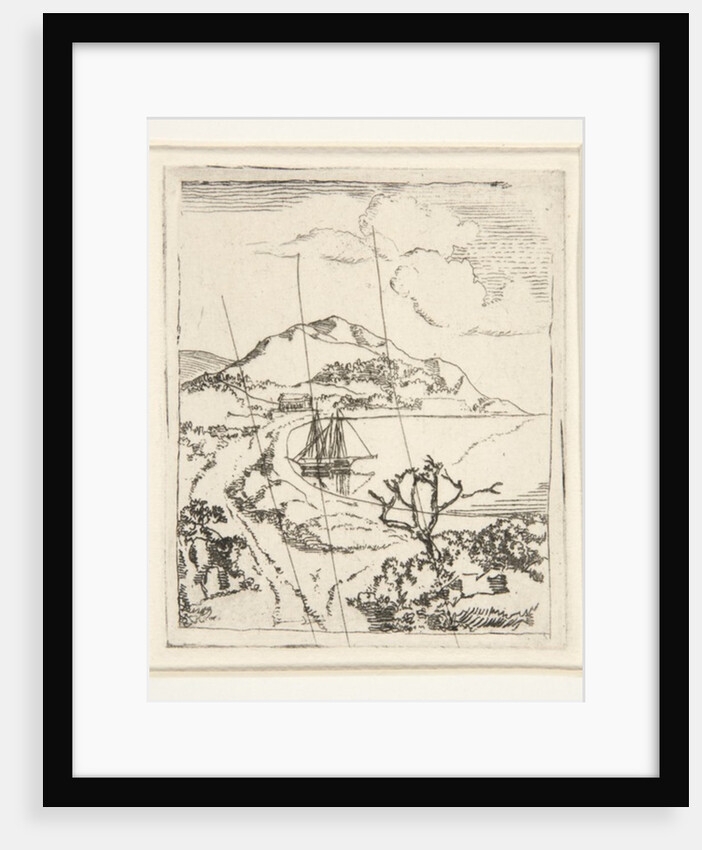 Greek Landscape, or The Anchorage by Edgar Degas