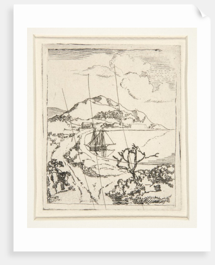 Greek Landscape, or The Anchorage by Edgar Degas