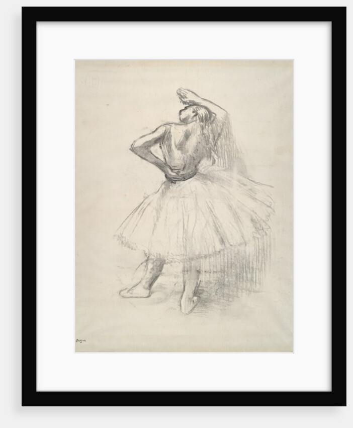 Danseuse debout, le bras droit levé , c.1891 by Edgar Degas