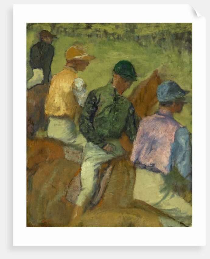 Four Jockeys, 1889 by Edgar Degas