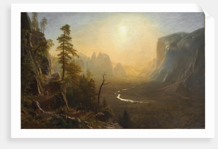 Yosemite Valley, Glacier Point Trail, c.1873 by Albert Bierstadt