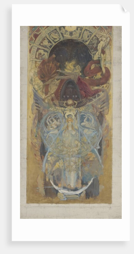 Design for Boston Public Library, 1890-4 by John Singer Sargent