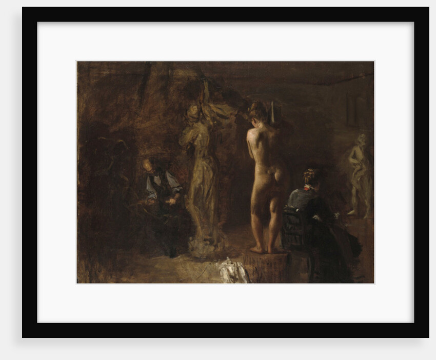 William Rush Carving His Allegorical Figure of the Schuylkill River, 1876 by Thomas Cowperthwait Eakins