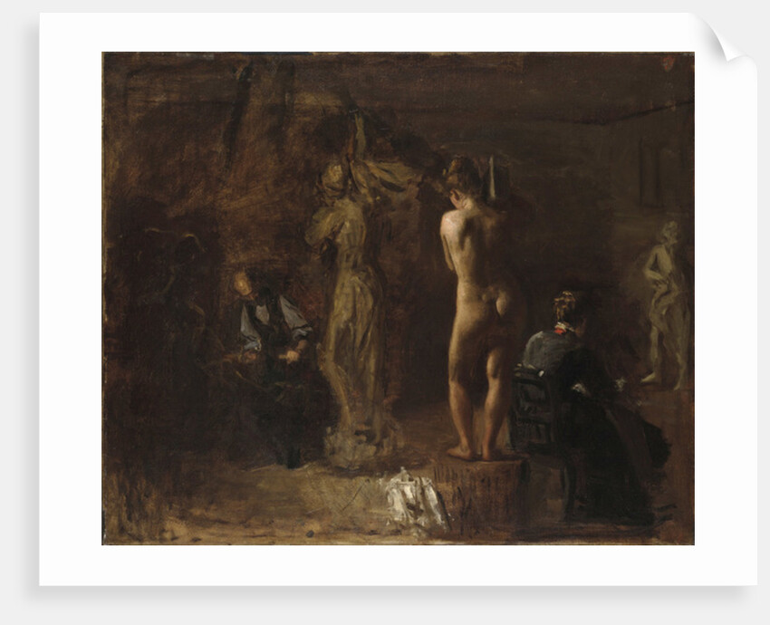 William Rush Carving His Allegorical Figure of the Schuylkill River, 1876 by Thomas Cowperthwait Eakins