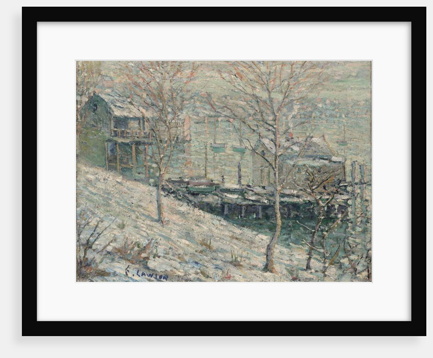 Harlem River Winter Scene, c.1910 by Ernest Lawson