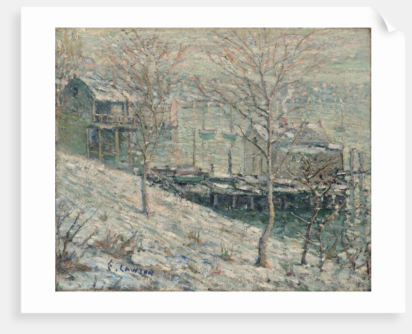 Harlem River Winter Scene, c.1910 by Ernest Lawson