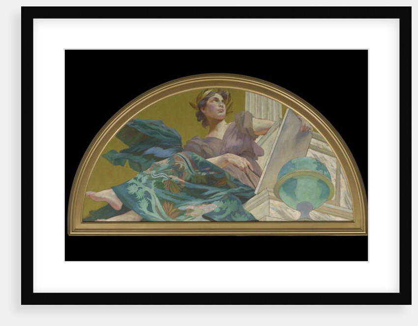 Muse of Astronomy, 1893 by Henry Siddons Mowbray