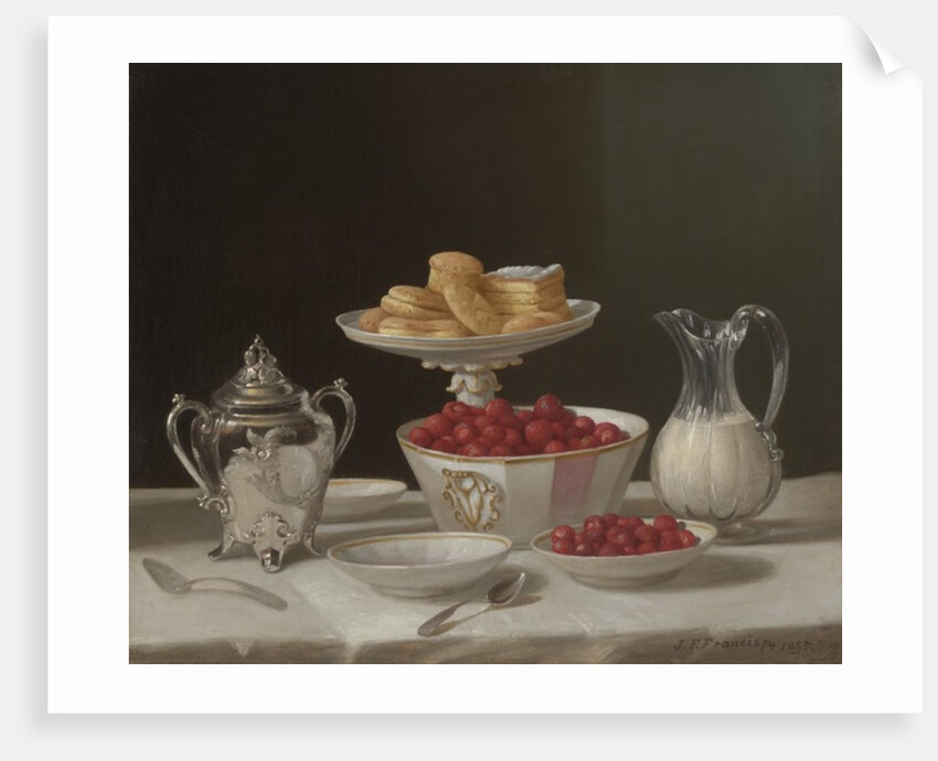 Dessert Still Life, 1855 by John F. Francis
