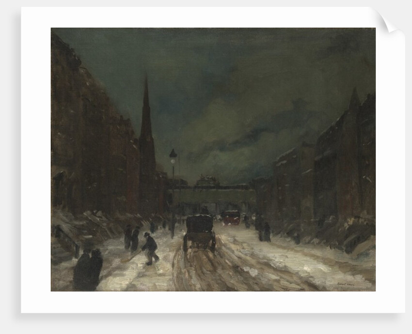 Street Scene with Snow, 1902 by Robert Cozad Henri