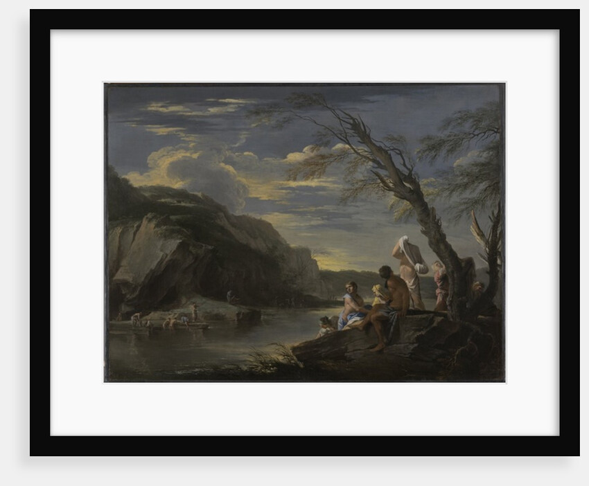 Landscape with Bathers, c.1660 by Salvator Rosa