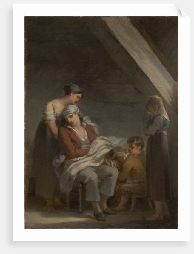 Une Famille dans la désolation, 1821 by Pierre-Paul Prud'hon