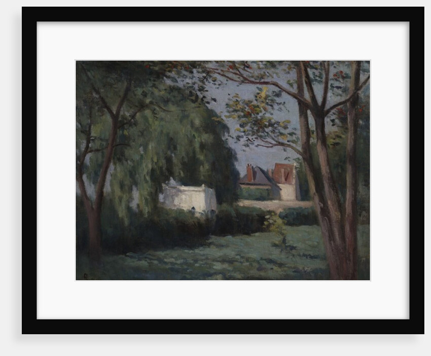 Country Scene with Three Houses and Trees, c.1900 by Maximilien Luce