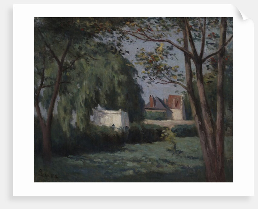 Country Scene with Three Houses and Trees, c.1900 by Maximilien Luce