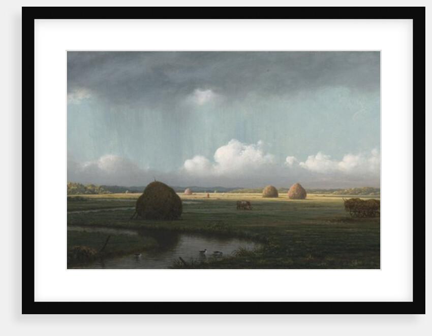 Sudden Shower, Newbury Marshes, 1865-75 by Martin Johnson Heade