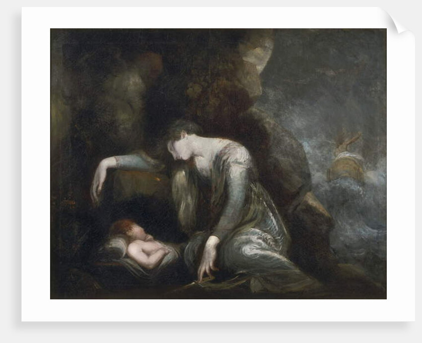 Danaë and Perseus on Seriphos, 1785-90 by Henry Fuseli