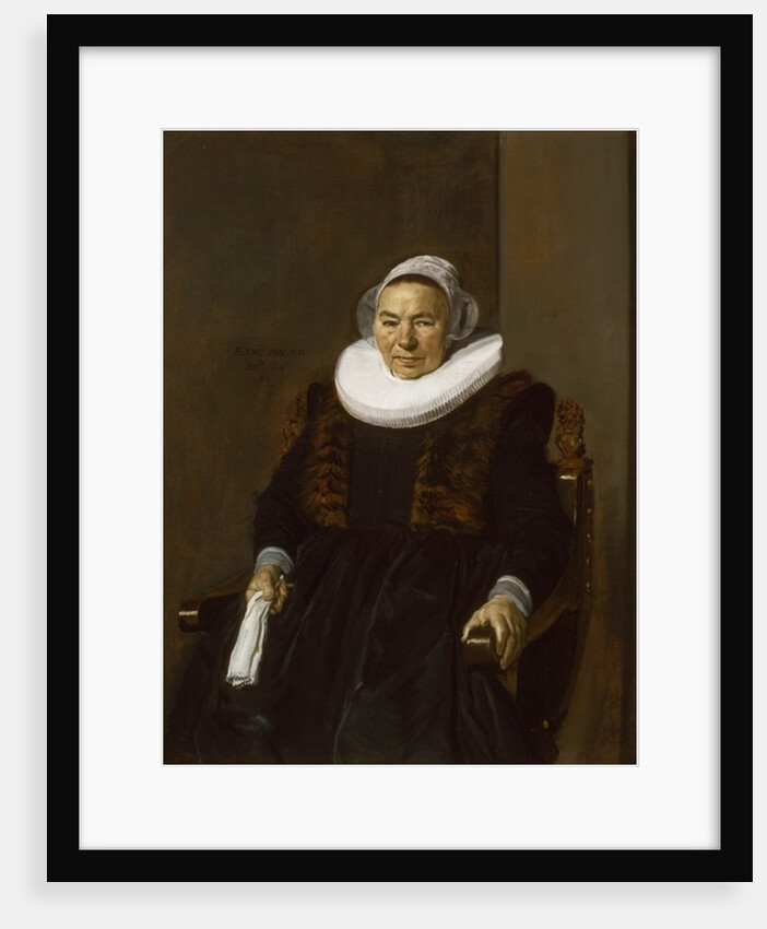 Portrait of an Elderly Woman, traditionally called Mevrouw Bodolphe, 1643 by Frans Hals