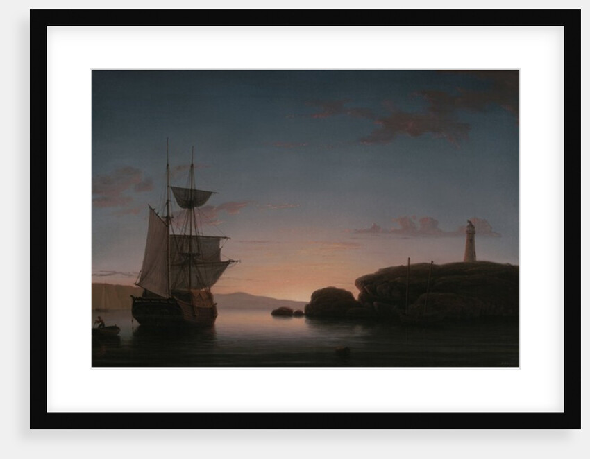 Lighthouse at Camden, Maine, 1851 by Fitz Henry Lane