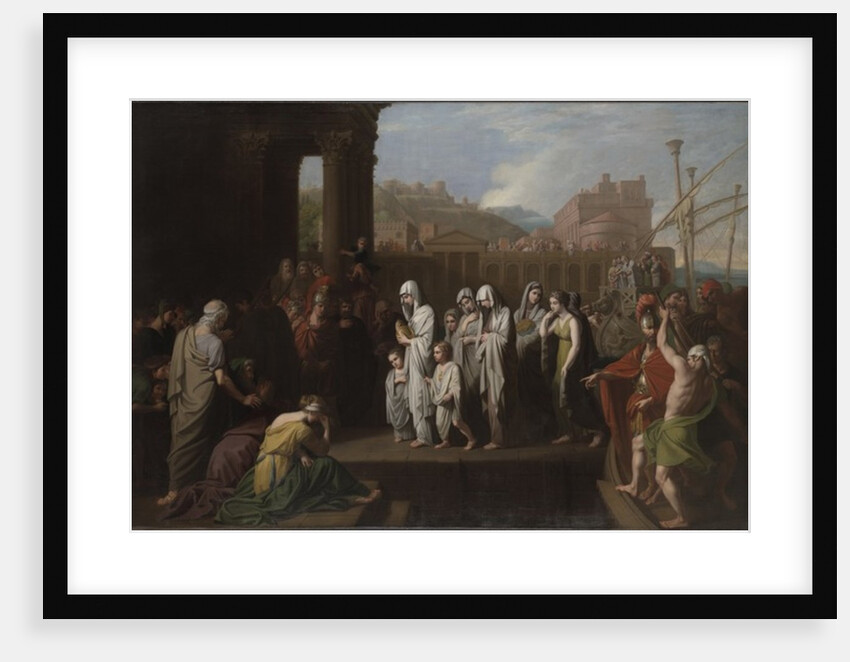 Agrippina Landing at Brundisium with the Ashes of Germanicus, 1768 by Benjamin West