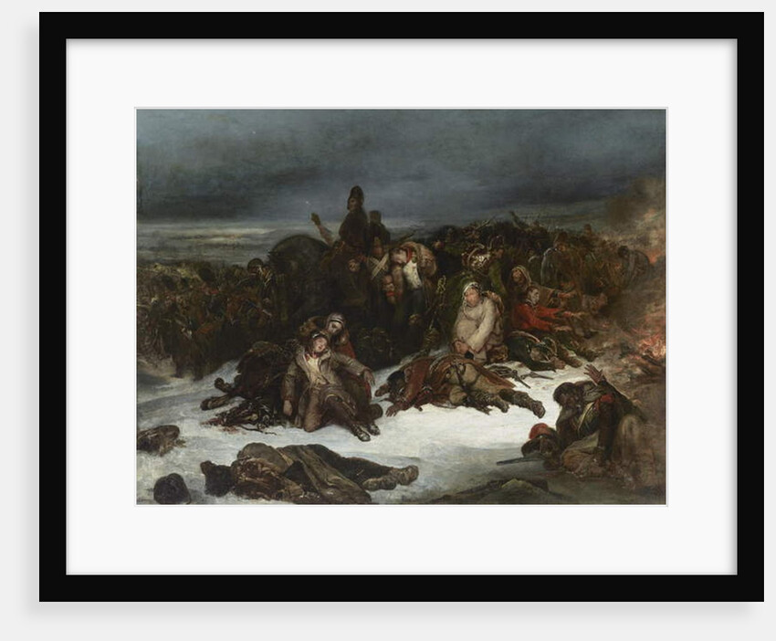 The Retreat of Napoleon’s Army from Russia in 1812, 1826 by Ary Scheffer