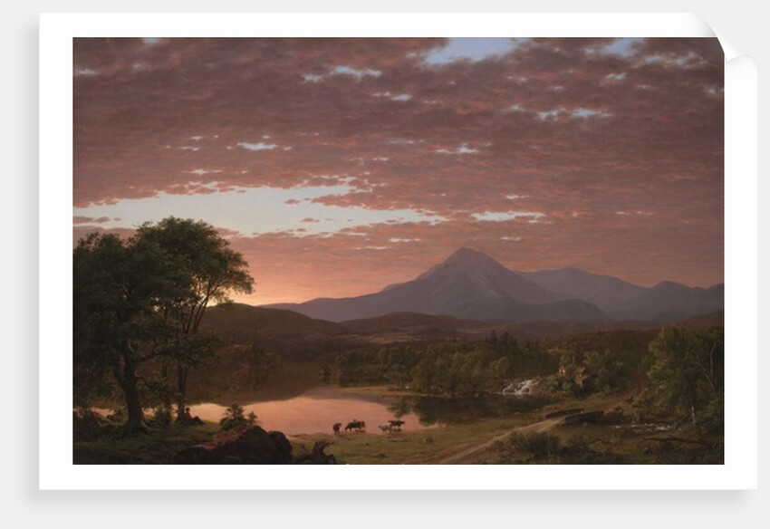 Mt. Ktaadn, 1853 by Frederic Edwin Church