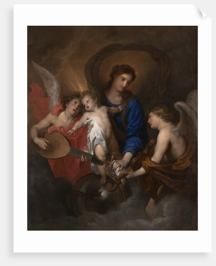 Virgin and Child with Music-Making Angels, c.1630 by Anthony van Dyck