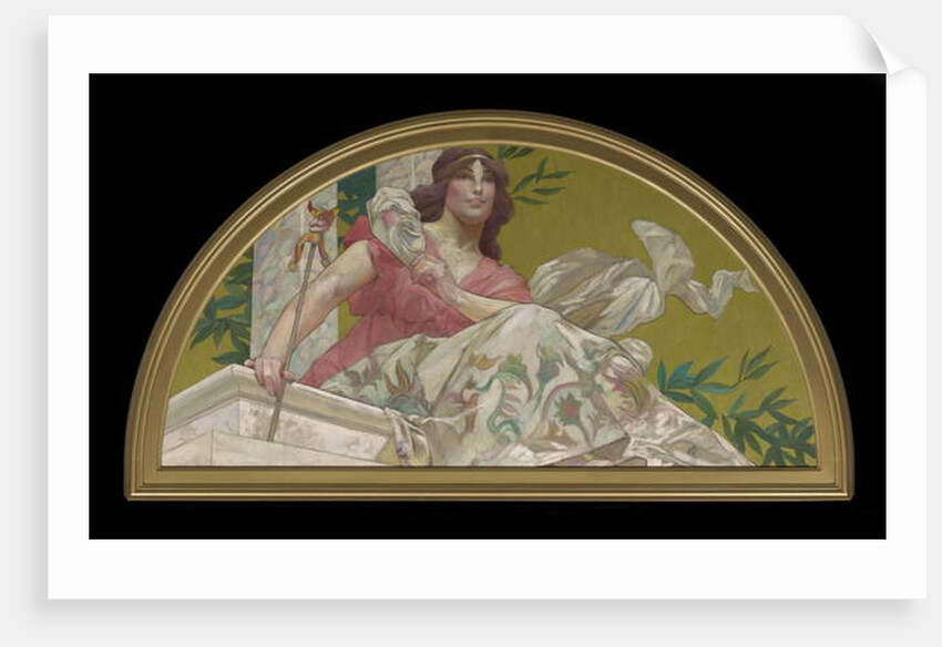 Muse of Comedy, 1893 by Henry Siddons Mowbray