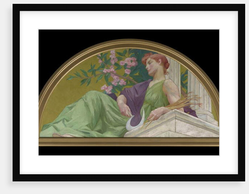 Muse of Agriculture, 1893 by Henry Siddons Mowbray