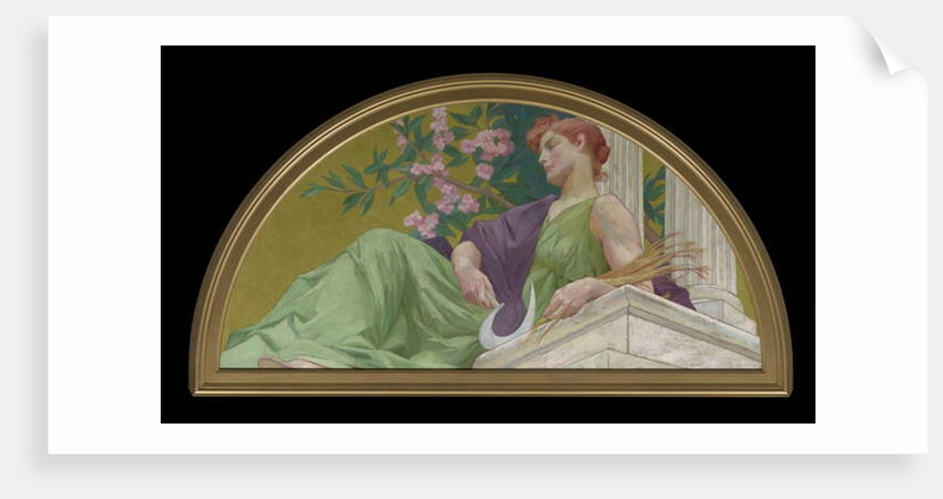 Muse of Agriculture, 1893 by Henry Siddons Mowbray