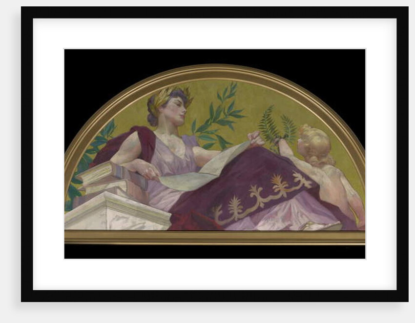 Muse of Literature, 1893 by Henry Siddons Mowbray