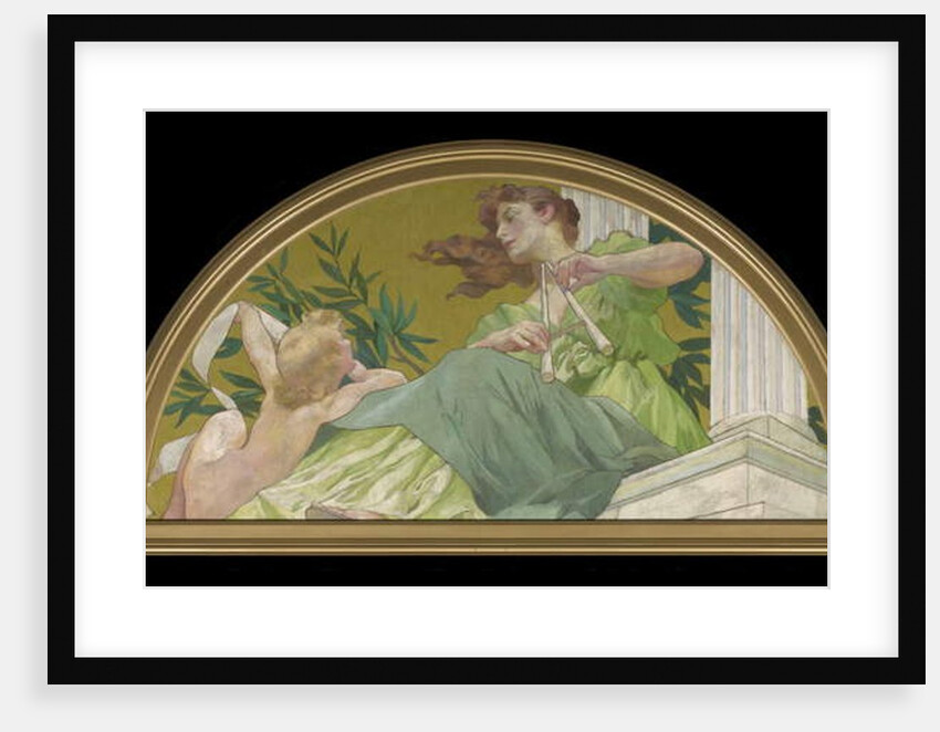 Muse of Music, 1893 by Henry Siddons Mowbray