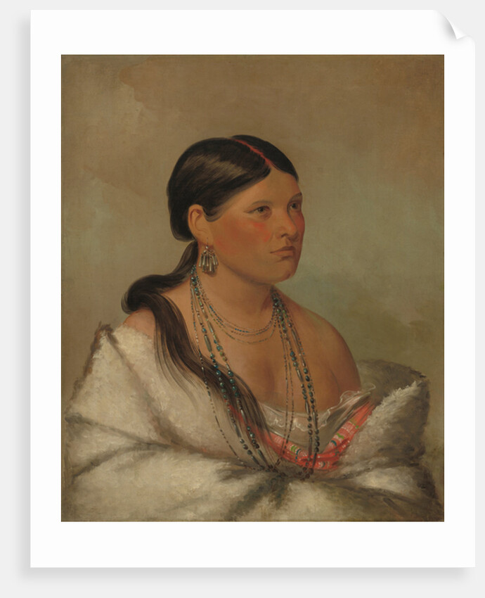 The Female Eagle, Shawano, 1830 by George Catlin
