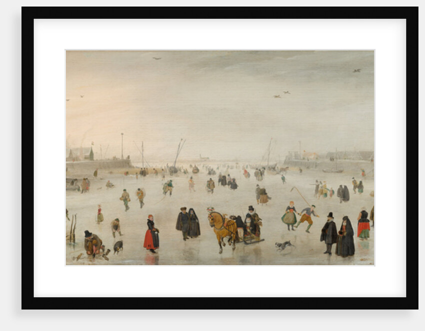 A Scene on the Ice, c.1625 by Hendrik Avercamp