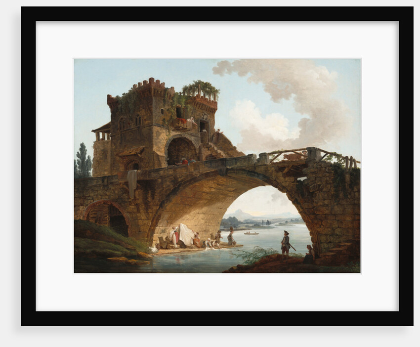The Ponte Salario, c.1775 by Hubert Robert