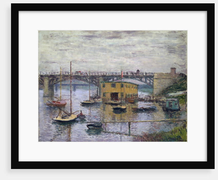 Bridge at Argenteuil on a Gray Day, c.1876 by Claude Monet