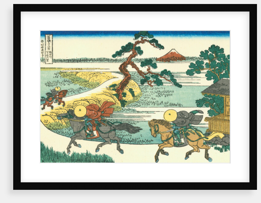 Village of Sekiya at Sumida river, c.1830 by Katsushika Hokusai