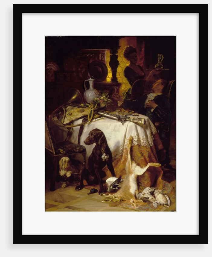 After the Hunt, 1870 by David Dalhoff Neal