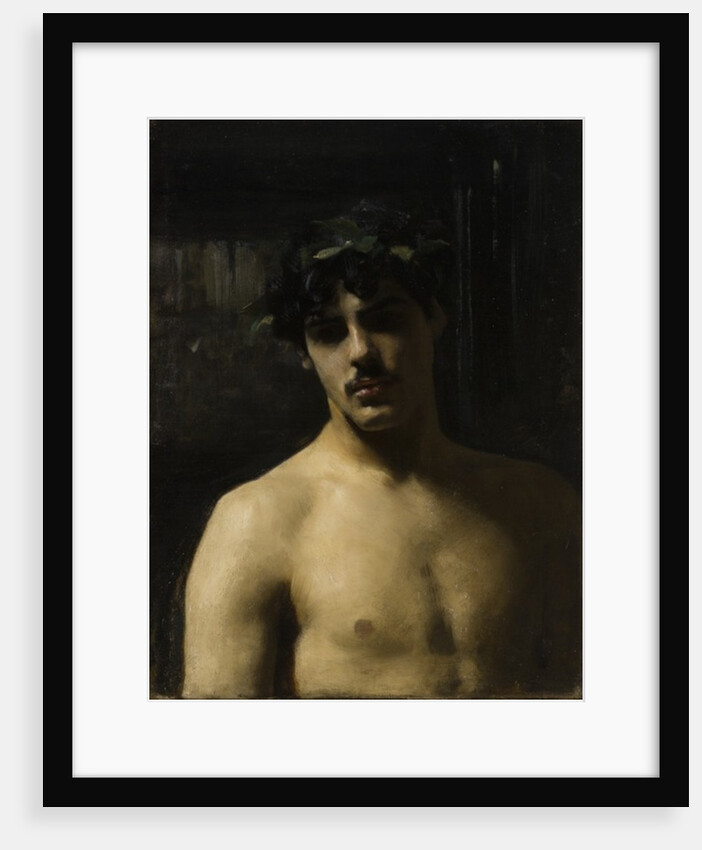 Man Wearing Laurels, 1874-80 by John Singer Sargent