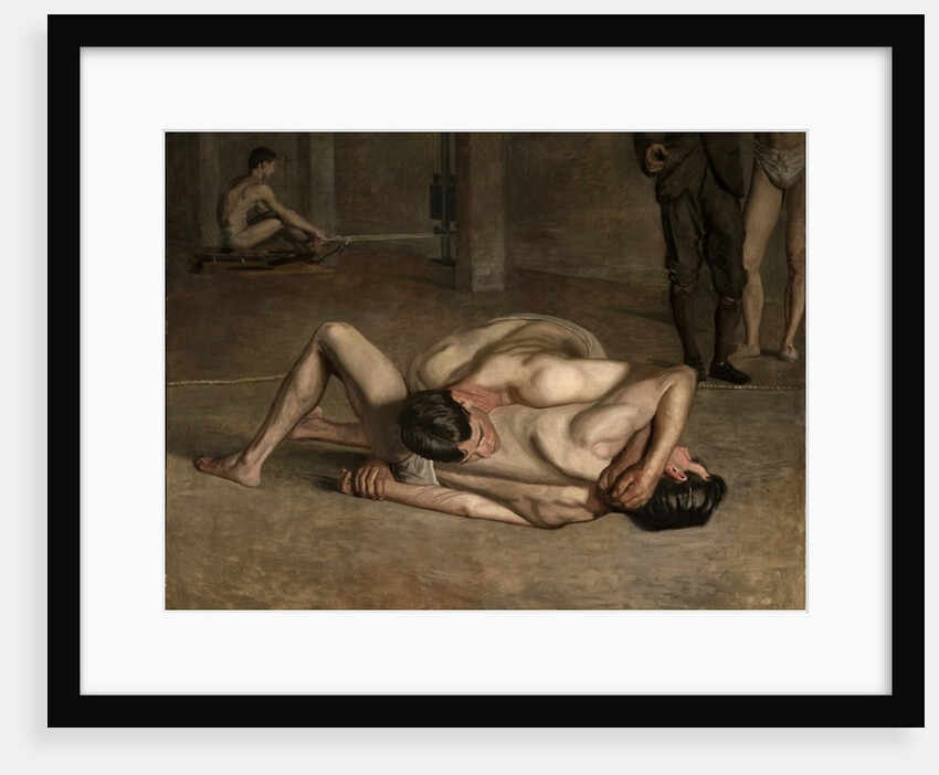 Wrestlers, 1899 by Thomas Cowperthwait Eakins
