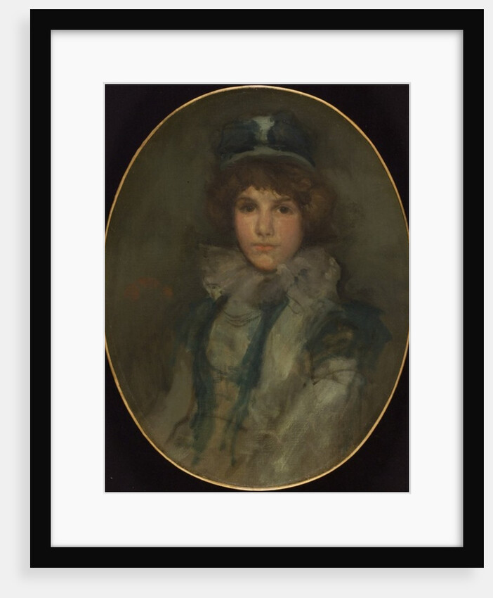 Blue and Coral: The Little Blue Bonnet, 1898 by James Abbott McNeill Whistler