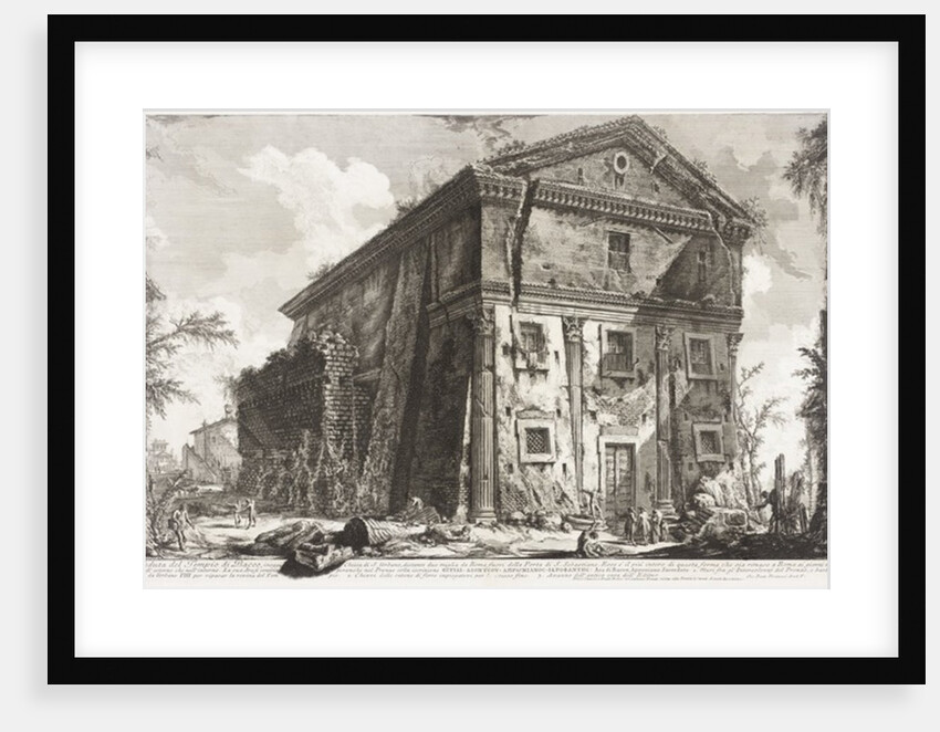View of the Temple of Bacchus, 1760-78 by Giovanni Battista Piranesi