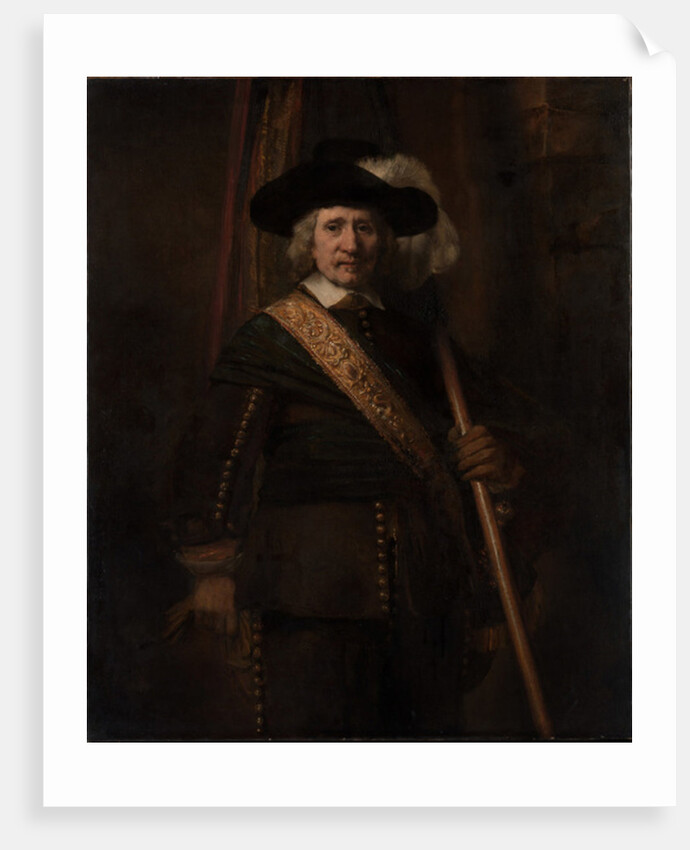 The Standard Bearer, Floris Soop, 1654 by Rembrandt Harmensz. van Rijn