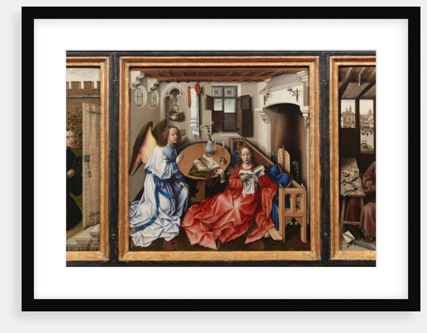 Annunciation Triptych, c.1427-32 by (1375/8-1444) Master of Flemalle