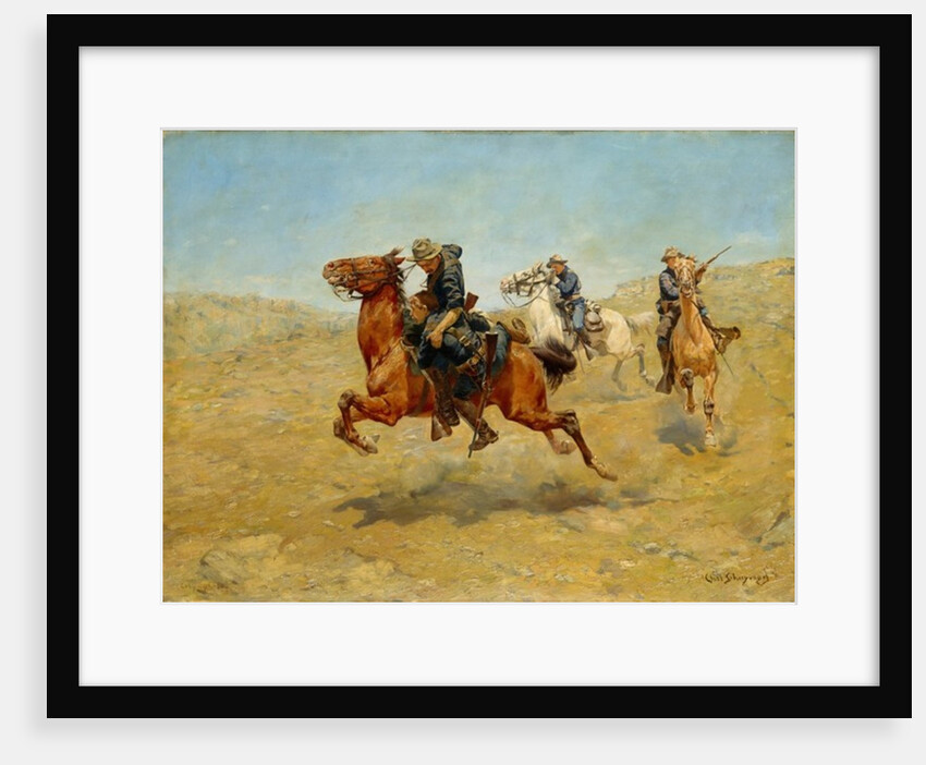 My Bunkie, 1899 by Charles Schreyvogel