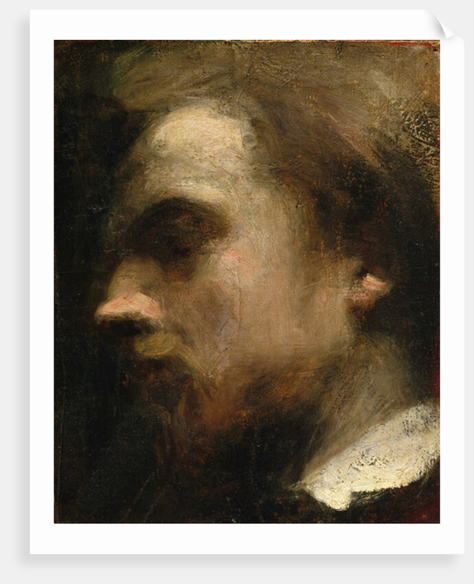 Self Portrait, c.1858 by Ignace Henri Jean Fantin-Latour