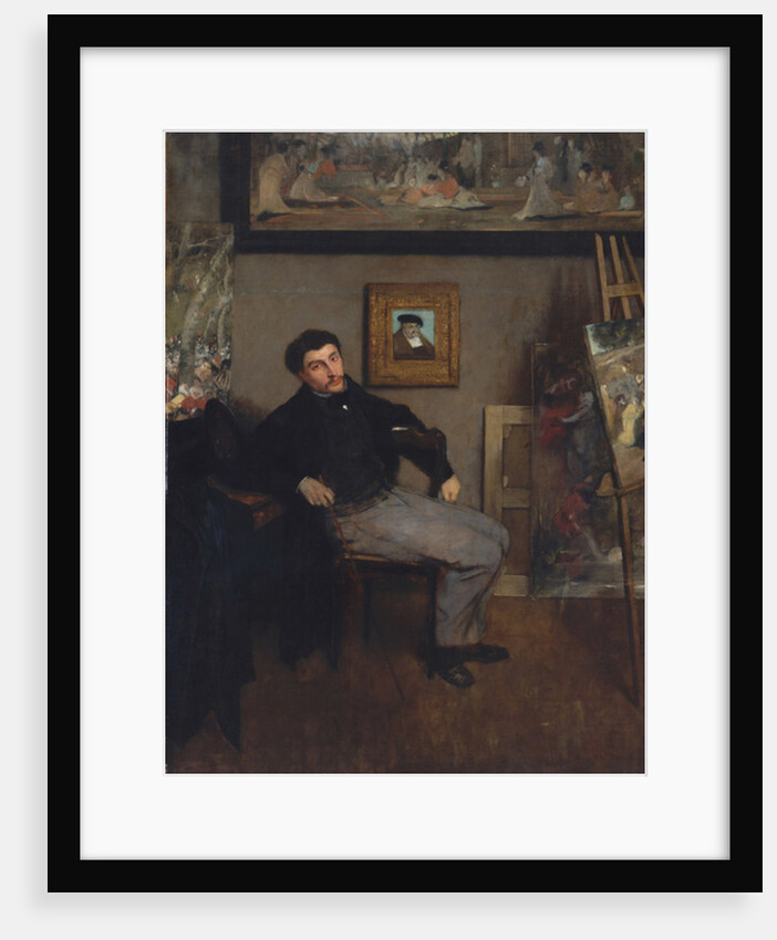 Portrait of the painter Tissot, 1867-8 by Edgar Degas