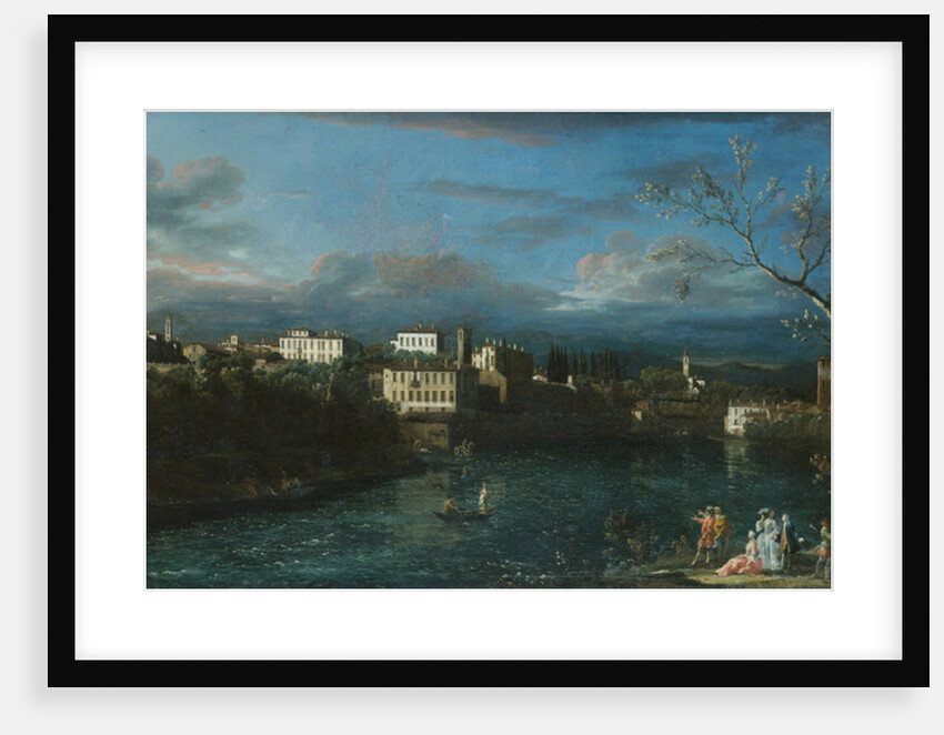 Vaprio d'Adda, 1744 by Bernardo Bellotto