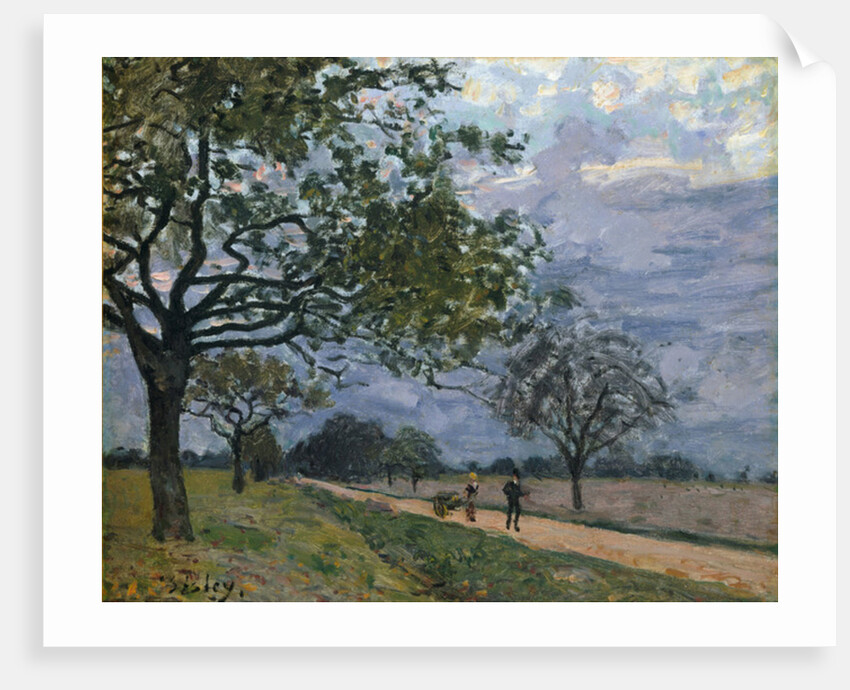 The Road from Versailles to Louveciennes, 1879 by Alfred Sisley
