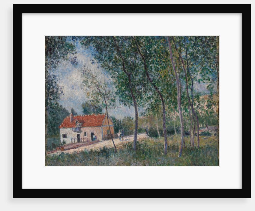 The Road from Moret to Saint-Mammès, 1883-85 by Alfred Sisley